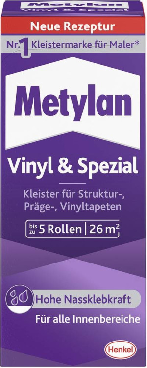 Metylan Vinyl & Spezial Tapetenkleister MPVS4 180g