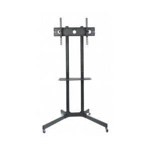 Techly TV Rollwagen fr LCD LED TV 30"-65", mit  Ablage