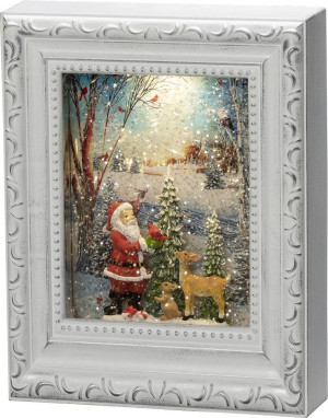 Konstsmide 4275-200 LED-Szenerie Weihnachtsmann Warmwei LED Wei