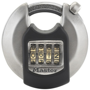 Master Lock P23615 Vorhngeschloss Silber, Schwarz