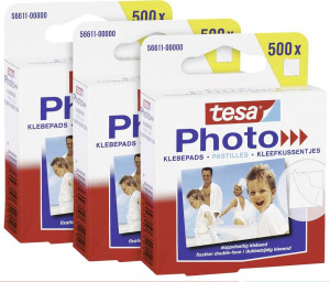 Tesa Phot Klebepads Wei Inhalt: 1500St.