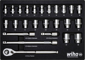 Wiha 44740 Steckschlsseleinsatz-Set 1/2\  395mm