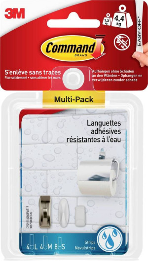 3M Command Strips, Multipack Inhalt: 16 Teile