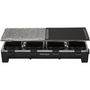 Rommelsbacher RCS 1350 Raclette-Grill Aluminium-Gehuse 8er