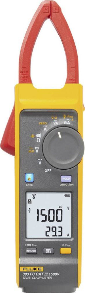 Fluke 393 FC iFlex Stromzange digital CAT III 1500V