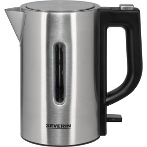 Severin WK 3647 Wasserkocher BPA-frei Edelstahl, Schwarz