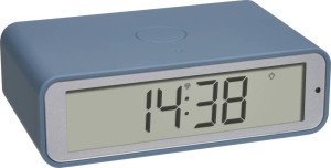 TFA Dostmann 60.2560.06 Funk Wecker Blau Alarmzeiten 1