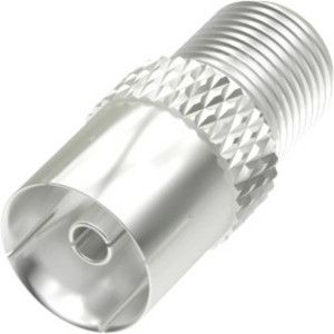 Hama 00205224 F-Koax-Adapter Anschlsse: F-Buchse, Koax-Buchse IEC