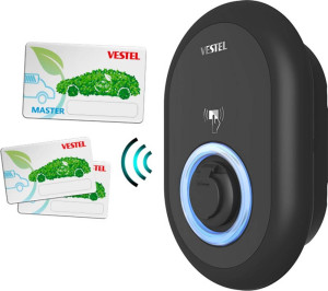 VESTEL EVC04-AC22 Wallbox Typ 2 32A Anzahl Anschlsse 1 22kW RFID