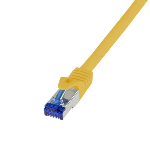 LogiLink C6A077S RJ45 CAT 6a S/FTP 5.00m Gelb 1St.