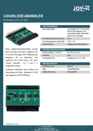 Joy-it RB-LLC Wandler