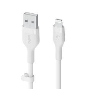 Belkin Flex Lightning/USB-A, Apple zert., 2m, wei