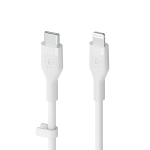 Belkin Flex Lightning/USB-C, Apple zert., 2m, wei