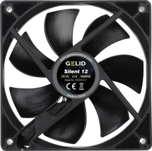 Gelid FN-PX12-11 PC-Gehuse-Lfter Schwarz (B x H x T) 120 x 120 x