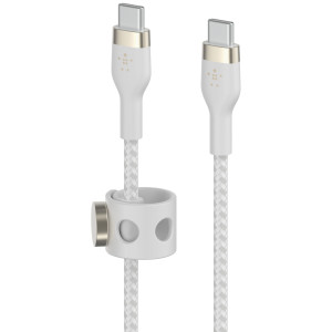 Belkin BoostCharge Pro Flex USB-C auf USB-C Kabel (1m, Wei)