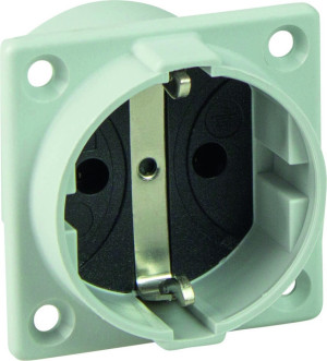 AS Schwabe 45084 Einbau-Steckdose Grau