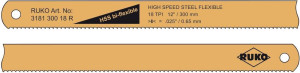 RUKO Handsgeblatt HSS bi-flexible 318130024R