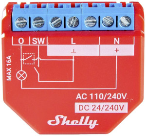 Shelly 1 Plus PM Schalt-Messaktor Bluetooth, Wi-Fi