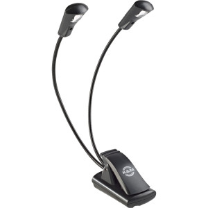 K&M 12243 Notenpultleuchte Double LED FlexLight