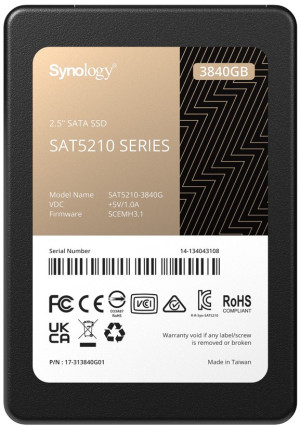 Synology Enterprise 2.5"" SATA SSD Festplatte 3.84TB