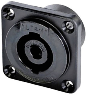 Neutrik NLT4MPXX Einbaubuchse Schwarz, Silber 1St.