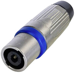 Neutrik NLT4MXX Stecker Silber, Blau 1St.