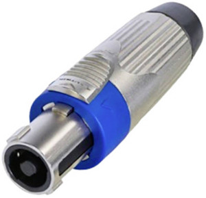 Neutrik NLT4FXX Stecker Silber, Blau 1St.