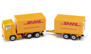SIKU Spielwaren LKW mit Anhnger DHL Fertigmodell