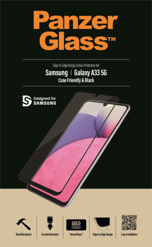 PanzerGlass Samsung Galaxy A33 5G CF, Black *EOL