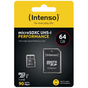 Intenso 64GB microSDXC UHS-I Performance