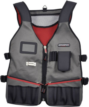 C.K Magma MA2729 Magma Arbeitsweste Schwarz, Grau