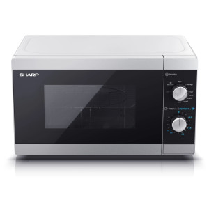 Sharp YC-MG01ES Mikrowelle Schwarz, Silber 800W