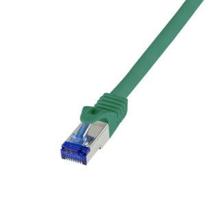 LogiLink C6A105S RJ45 CAT 6a S/FTP 15.00m Grn 1St.
