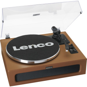 Lenco LS-430BN Holzgehuse m. Kunstleder