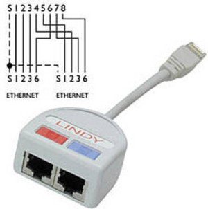 LINDY Telefon (analog) Adapter Grau