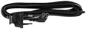 AS Schwabe 70881 Strom Netzkabel Schwarz 1.5m