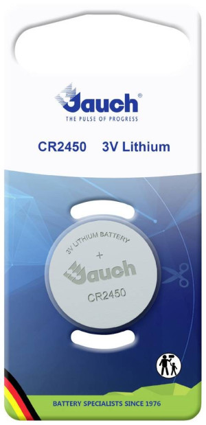 Jauch Quartz Knopfzelle CR 2450 3V 1 St. 610 mAh Lithium