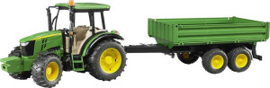 Bruder Landwirtschafts Modell John Deere 5115M mit Bordwandanhnger