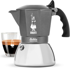 Bialetti Espressokocher Brikka Induktion 4 Tassen