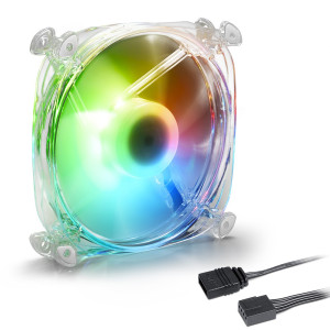 Sharkoon RGB SHARK Disc PWM | 120mm Gehuselfter