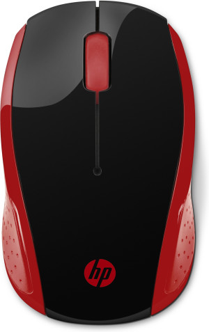 HP 200 Wireless Maus rot