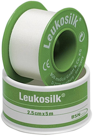 Shngen 1009210 Leukosilk 5m x 2,50cm 5m x 0.025m