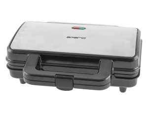 EMERIO ST-109562 Sandwich-Toaster Edelstahl, Schwarz