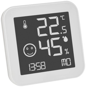 TFA Dostmann BLACK & WHITE Thermo-/Hygrometer Wei
