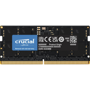 Crucial DDR5-4800           16GB SODIMM CL40 (16Gbit)