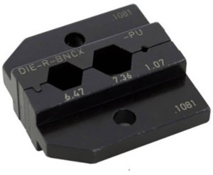 Neutrik DIE-R-BNCX-PU DIE-R-BNCX-PU Matrize Schwarz 1St.