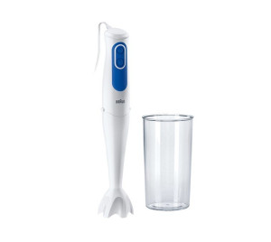 Braun MQ 3000 Stabmixer 700W kabelgebunden, mit Mixbecher Wei, Blau