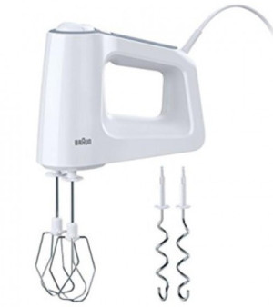 Braun HM 5000 Handmixer 700W Wei-Grau