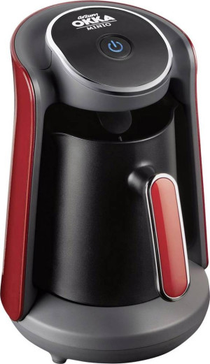 Arzum OKKA MINIO Mokka-Kaffeemaschine Schwarz, Rot