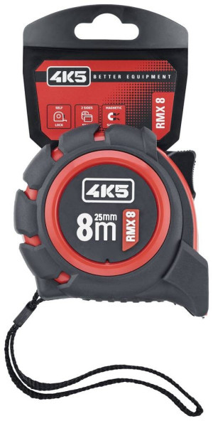 4K5 Tools RMX 8 RollMeter 8m 606.100-8 Maband 8m